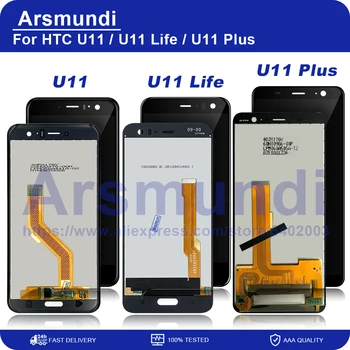 For HTC U11 U11Life U11Plus LCD-Skærm Touch screen Digitizer Assembly Reservedele