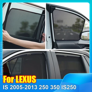 For Lexus ER 2005-2013 250 350 IS250 Bil Vindue Parasol UV-Beskyttelse Auto Gardin solsejl Visir Net Mesh