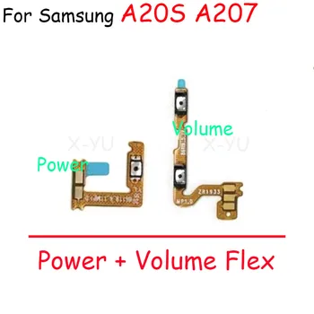 For Samsung Galaxy A10S A20S A30S A50S A70S A107 A207 A307 A507 A707 tænd Sluk Lydstyrke, Side Knap Flex Kabel