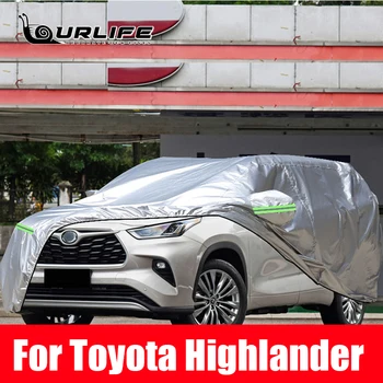 For Toyota Highlander Kluger XU70 2020 2021 2022 2023 Vandtæt Bil Dækker Udendørs solbeskyttelse Udvendige Dele, Tilbehør
