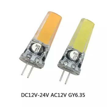 G4 GY6.35 COB LED Lampe 2508 Pære 6W AC-DC 12V-24V levende Lys Erstatter 50W Halogen for Lysekrone Spotlight
