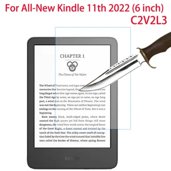 Hærdet Glas Skærm Protektor Til 2022 Kindle 11 Generation 6 tommer C2V2L3 Tablet Beskyttende E-bog, Film, Glas Vagt