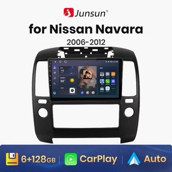 Junsun V1 AI Stemme Trådløse CarPlay Android Auto Radio for NISSAN NAVARA 2006-2012 4G-Car Multimedia-GPS 2din autoradio