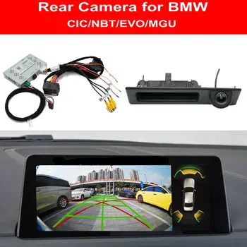 Kamera på bagsiden Til BMW 1 2 3 5 7 Series X1 X3 X5 X7 Mini forfra Backup Parkering Vejledning Omvendt Interface CAM Kuffert med Håndtag