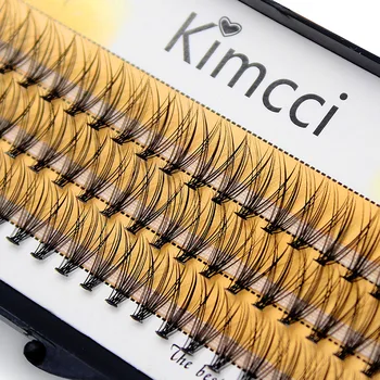Kimcci 1Box Stor Kapacitet 60Bundles 20D Eyelash Extension russiske Volumen 3D Mink Øjenvipper Individuelle Vipper Naturlige Makeup Cilia