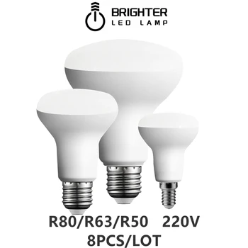 LED refleksion lampe badekar master lamp svampe lampe R50 R63 R80 220V E27 6W E14-12W varm hvid lys er brugt i badeværelse