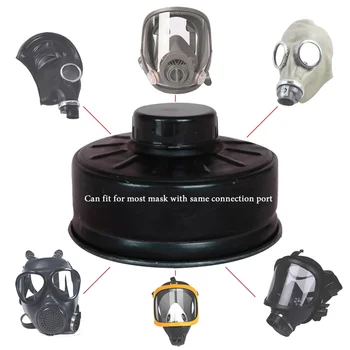 Legering Niveau 2 Sort 40MM Interface Økologisk Ammoniak, Syre, Gas Filter Patronen Udskiftes Filtre til Beskyttelse af Sikkerhed For MF14 Maske