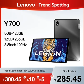 Lenovo y700 Tabletter LEGION Y700 Tablet-PC med 8GB+128GB/12GB+256GB for spil SD870 PD45W 8.8 tommer 120Hz Dual X-aksen motor TB-9707F