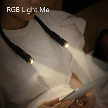 Læse i Sengen Bøjelig Book Lys Hals Lampe med 4 LED-Lys-Justerbar Lysstyrke Perfekt til Syning og Strikning