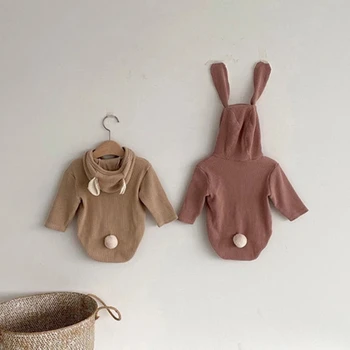 MILANCEL nyfødte baby tøj bunny øre infant piger bodysuit søde baby drenge tøj kanin baby tøj