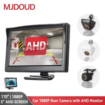 MJDOUD Bil 1080P Kamera på Bagsiden med AHD Skærm for Video Auto Parkering 5