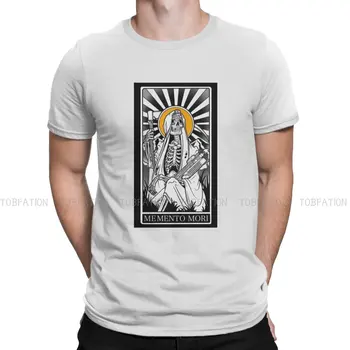 Memento Mori Frem Observationer Gruppe Mænd T-Shirt med Vintage Gotiske Crewneck t-shirt Top sælge Harajuku Toppe