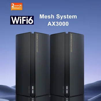 Mesh System AX3000 Wifi6 5G Router Repeater Udvide Gigabit Lan-Port Forstærker WIFI IPv6 WPA3 for Xiaomi Kompatibel med Mi APP