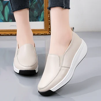 Mocassins Sapatos para Som Mulheres Sapatilhas de Alta Qualidade Mulheres Primavera Verao Deslizamento Em Sapatos Baixos Senhoras
