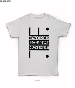 Ny For Bevægelse T-Shirt 80'er synth-rock nye bølge Blå mandag Bizarre kærlighed sbz8300