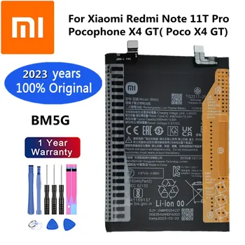 Nye Originale BM5G Batteri Til Xiaomi Redmi note11T Pro / Pocophone X4 GT / Poco X4 GT Reparere en Del Kapacitet Telefonens Batteri Batería