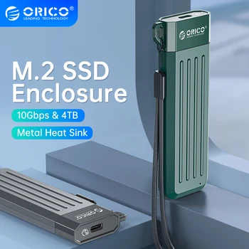 ORICO M2 SSD Tilfælde NVMe USB Type C Gen2 10Gbps PCIe SSD-Kabinet M. 2 NVMe Kabinet M. 2 SATA NGFF 6 gbps ssd-Drev Sag
