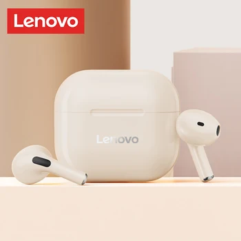 Originale Lenovo LP40 TWS Hovedtelefoner Trådløse Bluetooth-5.0 Sport Hovedtelefoner med støjreduktion Touch Kontrol 230mAH 2023 Ny