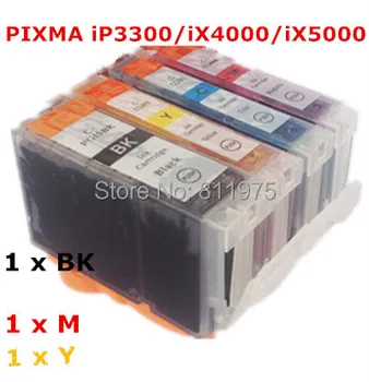 PGI-5 5BK CLI-8 4color kompatibel blækpatron Til canon PIXMA IX4000 IX5000 IP3300 IP3500 MP510 MP520 MP520X MX700 Printer