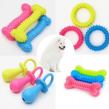 Pet Legetøj til Små Hunde Gummi Modstand til At Bide Hund Legetøj Tænder Rengøring Tygge Uddannelse Legetøj Pet Supplies Hvalp Hunde