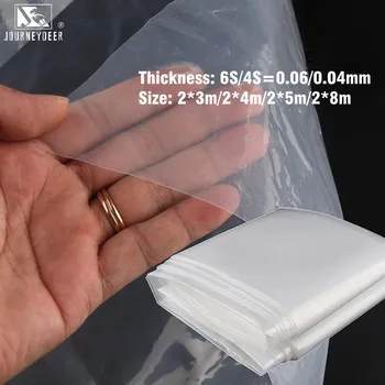 Polyethylen Drivhus Klar Film, Bredde 4m*8m/*6C Enkelt Lag Dække Roll - UV-Behandlet, at Udledningen af Forbrugsstoffer for at Vokse Tunnel