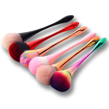 Rose Guld Foundation Pudder Blush Børste Professionel Make Up Børste Sæt Værktøj Kosmetiske Meget Bløde Stor Størrelse Ansigt Makeup Pensler