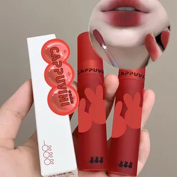 Røde Rør Velvet Matte Lip Gloss Hawthorn Farve, Silkeblød Lip Mudder Vandtæt langvarig Sexet Læbestifter for Kvinder koreanske Makeup 