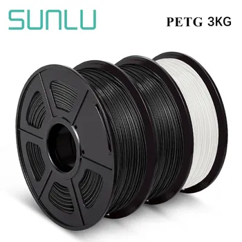 SUNLU PETG Filament 1kg 1.75 mm FDM 3 Ruller/Sæt 3D-Printer Materiale med Spool Høj Styrke, Ikke-giftige 100% Ingen Boble Filamenter