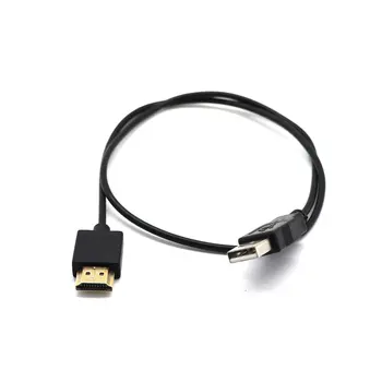 Smart-Enhed til Bærbar Power-Kabel HDMI-kompatibelt Kabel-Mandlige-Famel HDMI-kompatibel med USB Power Cable USB til HDMI-kompatibelt Kabel