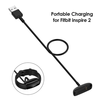 Smart Ur Armbånd Opladning Kabel til Fitbit Inspirere til 2 USB-Strømforsyning Oplader Ledning Smart Ur Trådløs Opladning Kabel