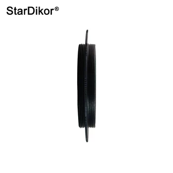 StarDikor M42x0.75 Mandlige Tråd til at M42x0.75 Mandlige Tråd Teleskop Adapter Ring Aluminium Legering Black Metal
