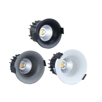 Super Lyse Forsænket COB LED Downlight Dæmpbar 9W 12W 15 W 18 W 20 W LED Loft Spot Lys AC85-230V Loft Lampe med 3 farver