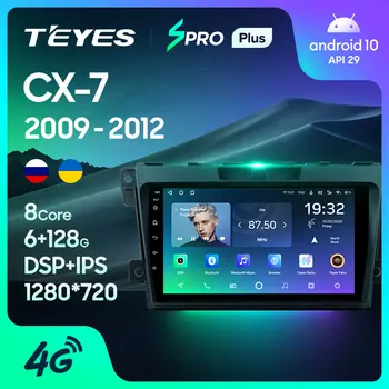 TEYES SPRO Plus For Mazda CX7 CX-7 CX-7 ER 2009 - 2012 Bil Radio Mms Video-Afspiller Navigation Android-10 Ingen 2din 2 din-dvd