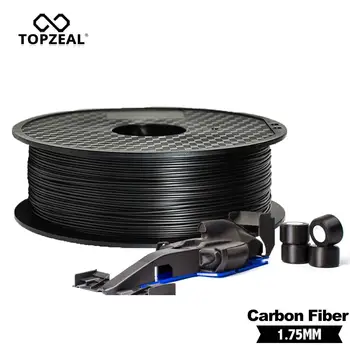 TOPZEAL Høj Kvalitet PLA/ABS/PC/PETG/PA Carbon Fiber Filament 1.75 mm Plast, Gummi Hjælpematerialer Materiale, der Anvendes inden for 3D Printer