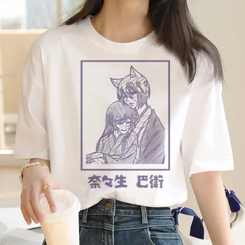 Tomoe Kamisama Kys tshirt kvinder designer sommeren sjove Tee pige Japansk sjove 2000'erne tøj