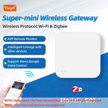 Tuya Zigbee 3.0 Gateway HUB Trådløse Smart Home Bro Smart Liv Fjernbetjening Zigbee-Protokollen Virker Med Alexa, Google Startside
