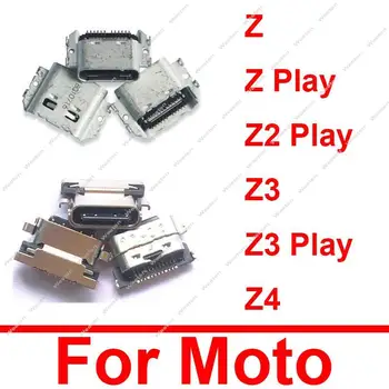 USB-Opladning, Jack Port-Stik Oplader Dock Plug Til Motorola Moto Z/Z Play/Z3 Play/Z4 XT1650-05 XT1635 Reservedele