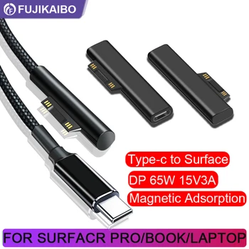 USB Type C Strømforsyning Oplader 65W Adapter 15V PD 3A Hurtig Opladning Kabel Til Microsoft Surface Pro 4 5 6 Tablet-Opladning Stik