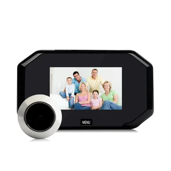 X7 3,5-tommer 1080P WiFi Smart Dørklokken Øje Kighul Kamera 100 Grader Døren viewe Night Vision Kighul Dørklokken Udendørs Overvågning