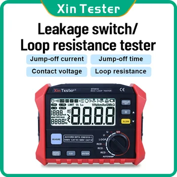 Xin Tester XT5910 Digital Lækage Skifte/Loop RCD Modstand Tester Multimeter Tur-ud Nuværende/Time Meter Med USB 2.0 Interface