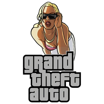 Y415# Boutique Mærkater Udvendigt Tilbehør GTA-Grand Theft Auto SAN ANDREAS Logo Vinyl Bil Klistermærker Bil Dekorative