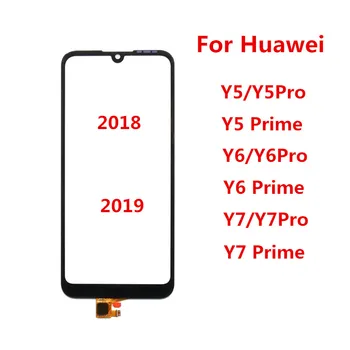 Ydre Skærm For Huawei Y6S Y5 Y6 Y7 Pro Prime 2018 2019 Digitizer Sensor Touch-Panel LCD-Display, frontglas, Reparation af Dele