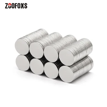 ZOOFOXS 8x1 8x1.5 8x2 8x3 8x4 8x5 8x6 8x8 8x10mm Mini N35 Kraftfulde Neodym Magnet NdFeB Permanent Lille DIY køleskabsmagneter