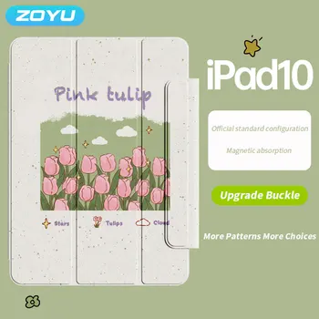 ZOYU til iPad 10 10.9 2022 Luft 5/4 10.9 Magnetiske Folde Smart Cover Til iPad Mini6 Pro 11 12.9 tommer 2020 2021 Smart Sag Funda