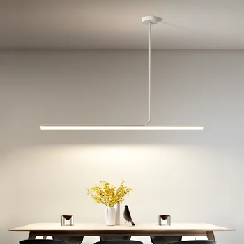 lamper til spisebordet, moderne pendel lys til spisestue lysekrone til køkken ø, hjem Indendørs belysning led-lamper sort