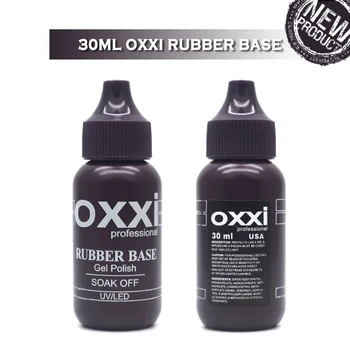 oxxi Seneste 30 ml Søm Gummi Base Coat og Top Coat til Gel Polish Semi Permanent UV Gel Lak til Negle Kunst Gellak Hybrid