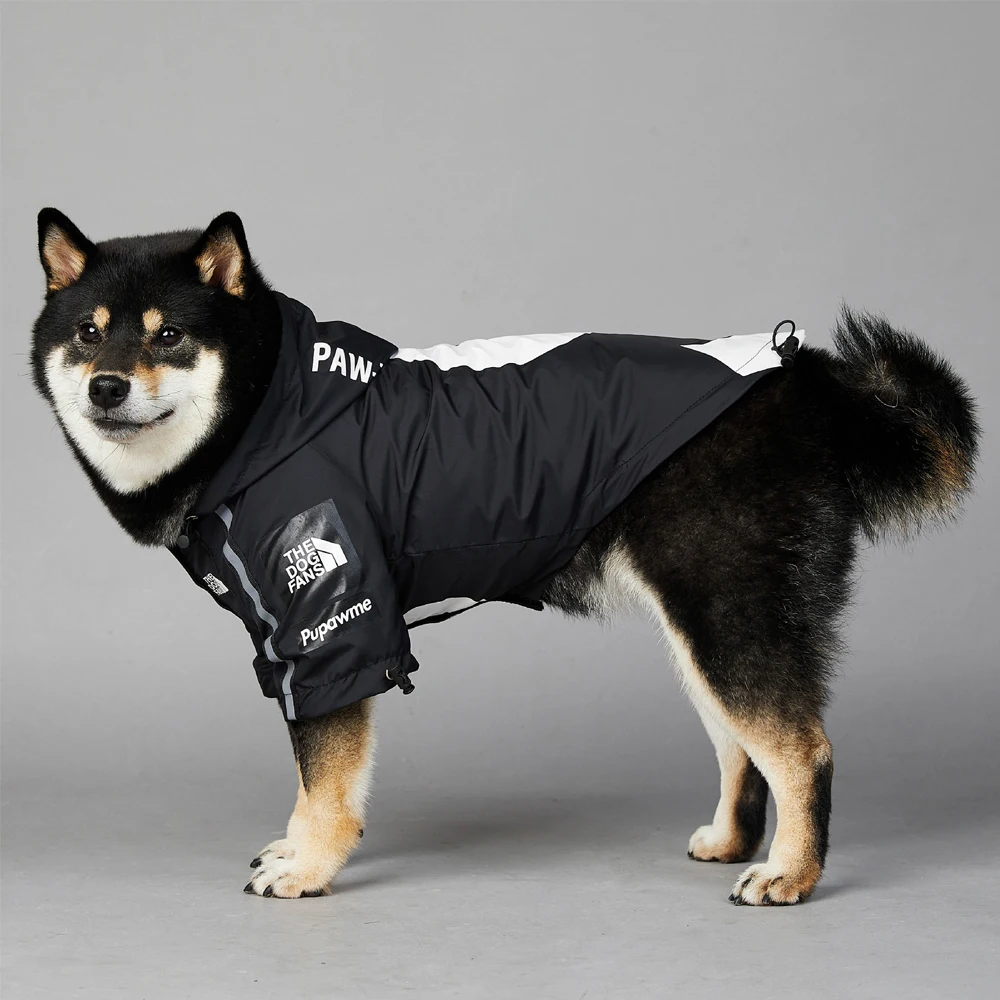 Designer Vandtæt Dog Regnjakke Mode Vindtæt Dog Jakke Tøj til Store Hunde Varm Kat, Hvalp Pels Kostume Dropshiping - 4