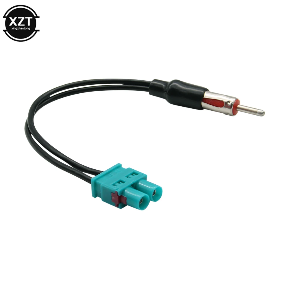 Radio Audio Kabel-Adapter Antenne-Audio Kabel Mandlige Double-Fakra - Din han-Antenne Til Audi/VW/Volkswagen Bil Elektronik - 1