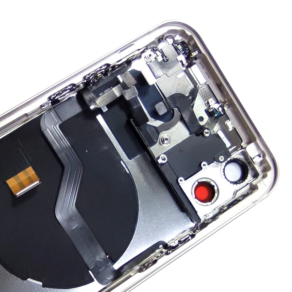 Bageste Dør Chassis Tilbage batteridækslet Fuld Boliger med Midterste Ramme Sim-Skuffe Med Alle Små Dele Flex Til iPhone 12 12pro 12p - 3