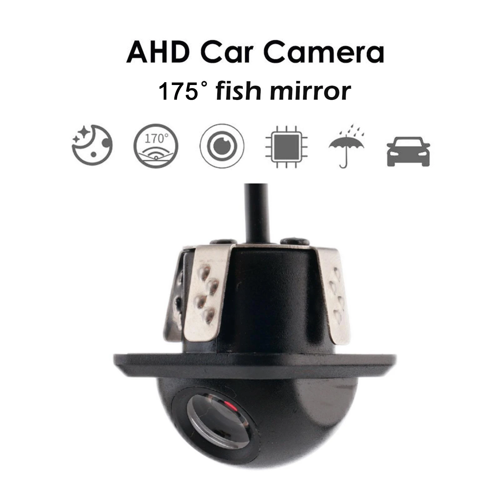 AHD 1920*1080P Bil Kamera Starlight Night Vision bakkameraet Backup Fiskeøje Vidvinkel bakkamera Til Android Skærm - 1